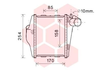VAN WEZEL Kompressoriõhu radiaator 29004015